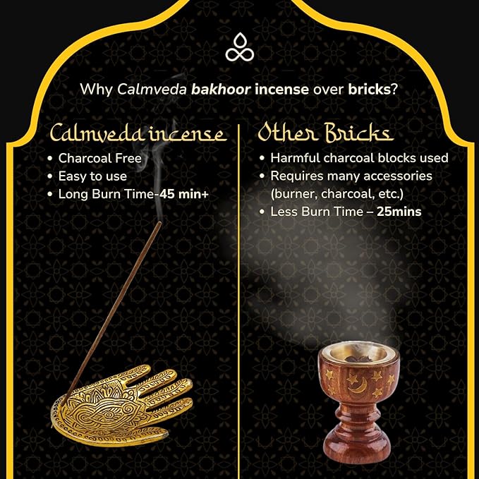 Arabian Oud Bakhoor Incense Sticks - بخور اماراتي (3 Variants, 40+ Incense) Deep Warm Arabic Incenses Like Al Nasaem, Hoor Alain & Al Raheeb Oud Bukhoor | Perfect Islamic Gifts or Eid Gifts