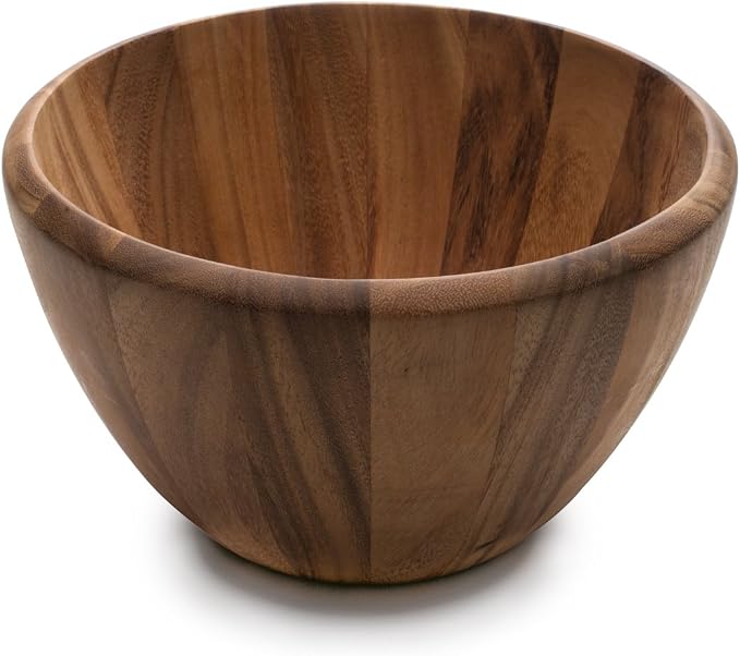 Ironwood Gourmet Extra Large Madera Salad Bowl, Acacia Wood, 12 x 12 x 7.25
