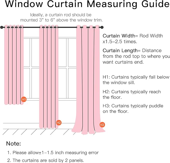 XiDi Pink Curtains for Girls Bedroom 80% Blackout Double Layer Curtains with Sheer Overlay for Nursery Kids Room Star Pink Drapes with Tiebacks Grommet Window Treatment 2 Panels W34 X L72