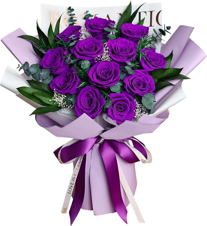Vrioca Flowers for Delivery, Preserved Flowers Bouquets, Birthday Gifts for Women Mom