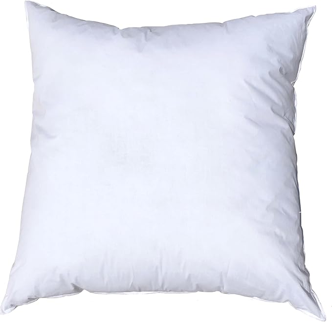 Pillowflex Premium Polyester Pillow Insert – 30x30 - Square Pillows Form, Machine Washable, Soft Sham Supports, Decorative Form for Covers and Throw Pillows, Hypoallergenic - Made in USA - 2 Pack