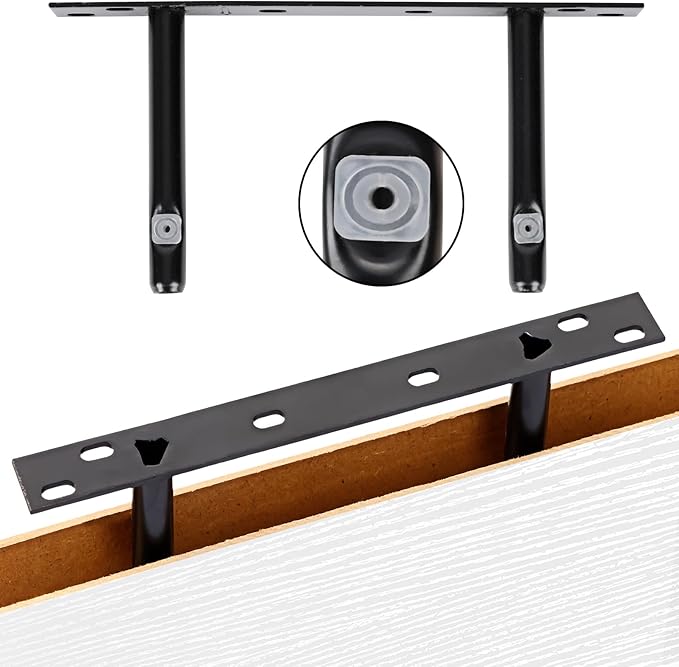 Fixwal White Shelves, 15.8in Floating Shelves, Farmhouse Shelf Wall Decor for Bathroom, Bedroom, Living and Kitchen Set of 6