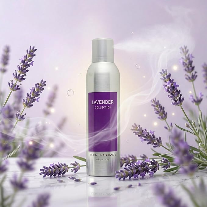 Room Fragrance Air Freshener Spray Concentrated Bathroom, Kitchen, Car, or Office Deodorizer, U.S.- Made by AP Fragrance (Lavender)