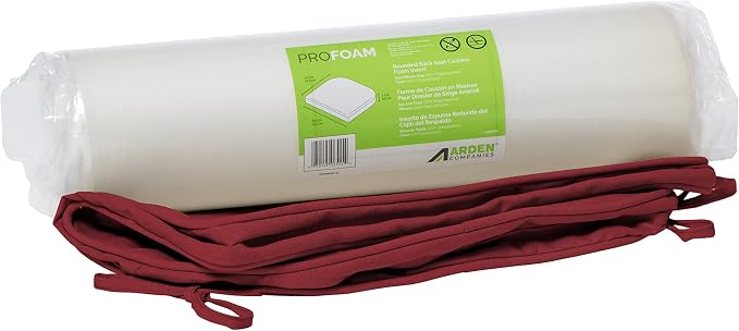 Arden Selections ProFoam Performance Outdoor Seat Cushion 19 x 20, Caliente Red