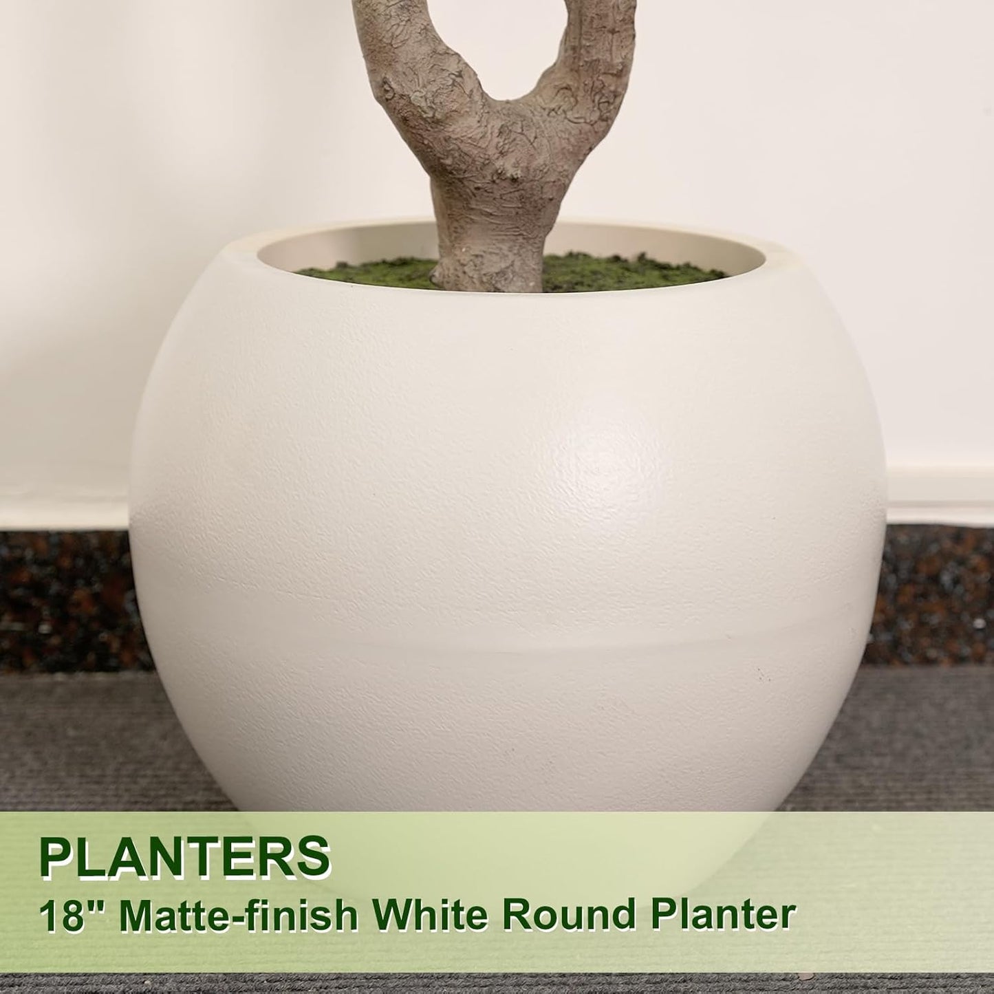 Olive Tree Artificial Indoor, 8FT Tall Faux Olive Tree with 18in Round White Planter, Artificial Plants with Natural Wood Trunk and Lifelike Fruits for Home Office Decor