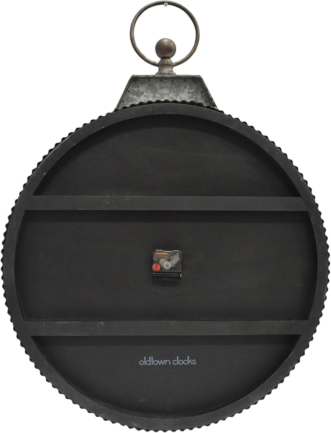 Oldtown 29" x 24" Hanging Ring Farmhouse Vintage Pocket Watch Country Style Wall Clock