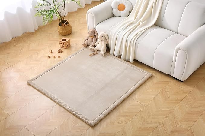 Hakuna Matte Cloud Play Mat - Beige (1.27 x (1.27 m)