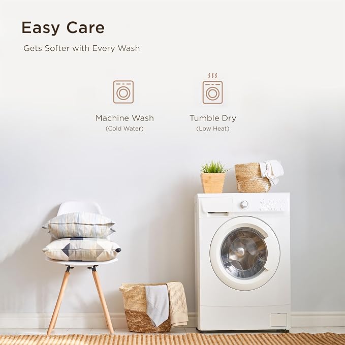 Threadmill Muslin Throw Blanket | 4 Layer 100% Cotton Gauze | Lightweight, Breathable, and Soft All Season Blanket | 50 x 65 Cozy Throw for Sofa, Couch & Bed | Sage Green