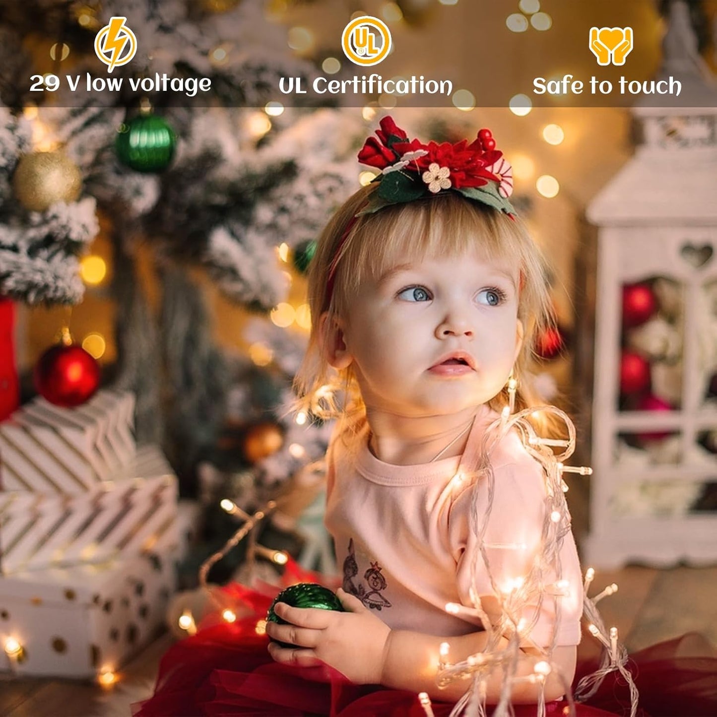 99ft Icicle Lights for Outside, Warm White Christmas Outdoor Indoor, 1216 LED Twinkle Strings with 228 Drops for Thanksgiving Room Home Wall Bedroom Window Decorations