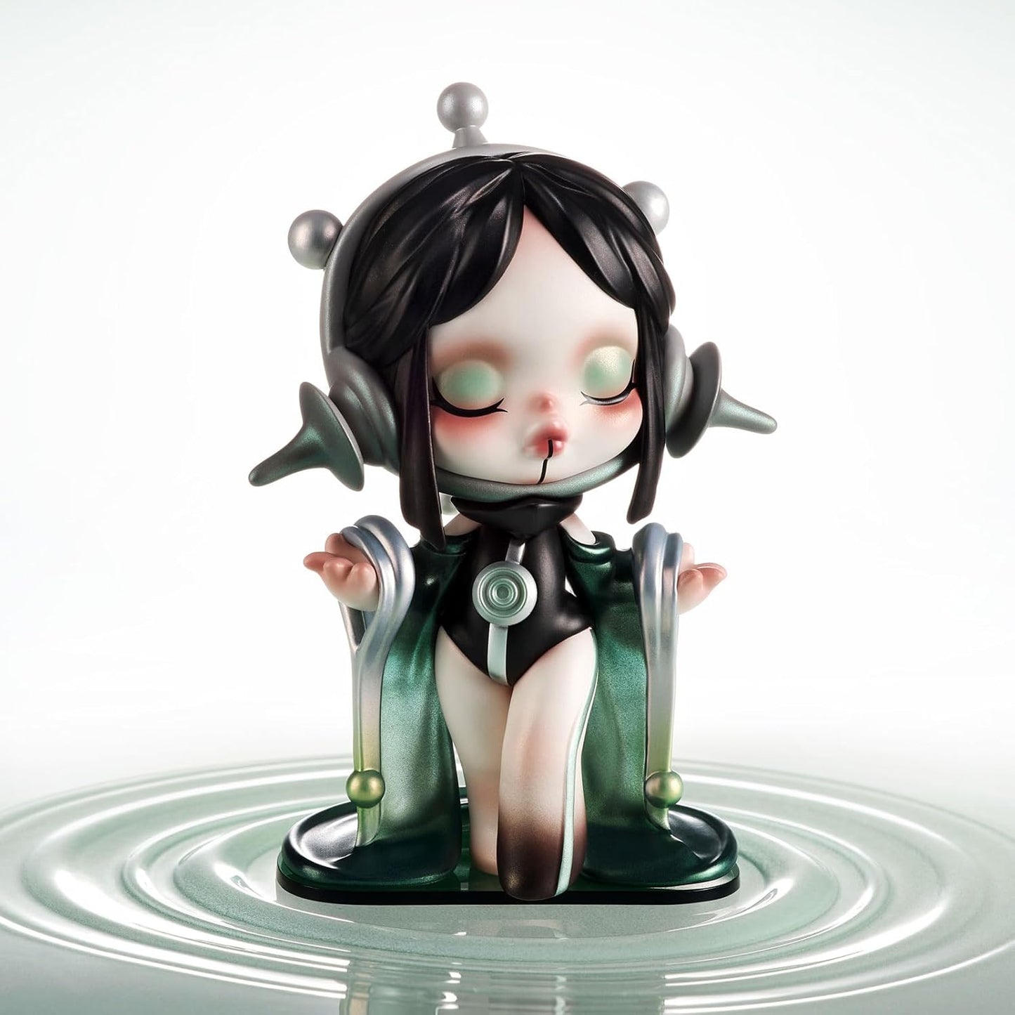 POP MART SKULLPANDA The Sound Series Figures, 12PCs SKULLPANDA Blind Box Figures, Random Design Action Figures Collectible Toys Home Decorations, Holiday Birthday Gifts, Whole Set