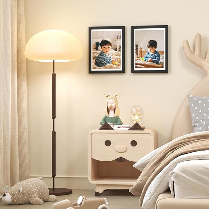 KINLINK 9x12 Kids Art Frame Set of 2, Solid Wood Kids Artwork Frames Changeable with Front Opening Hold 150 Pictures, Art Frames for Kids Art with Mat，without Mat 9x12 Picture Frame Black