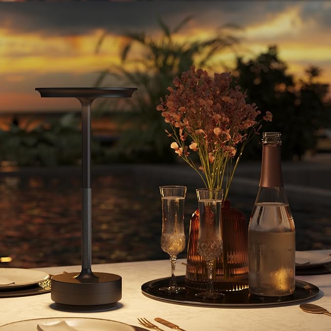 Rechargeable Cordless Table Lamps, Portable Battery Table Light.