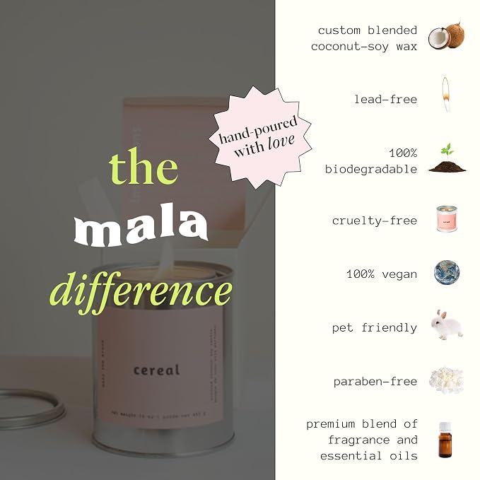 Mala The Brand Cereal Candle, 192 GR