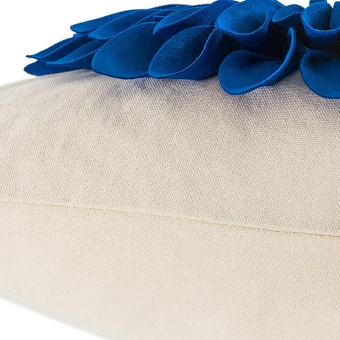 OiseauVoler Decorative Throw Pillow Case 3D Sunflowers Cushion Cover Handmade Canvas Pillowcase Home Sofa Car Bed Room Decor 18 x 18 Inch
