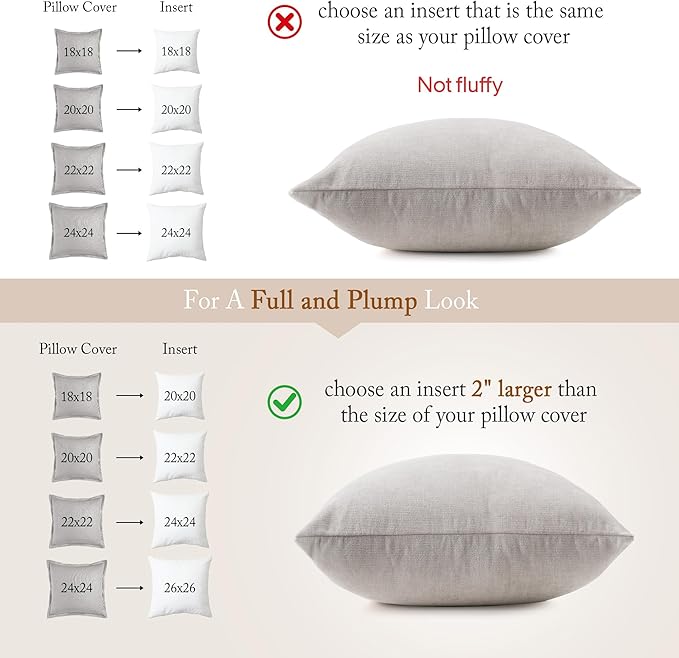 puredown® Lumbar Pillow Inserts 12 x 20 (Pack of 2, White), Filled with Feather and Down, Decorative Pillows for Couch, Home Decor