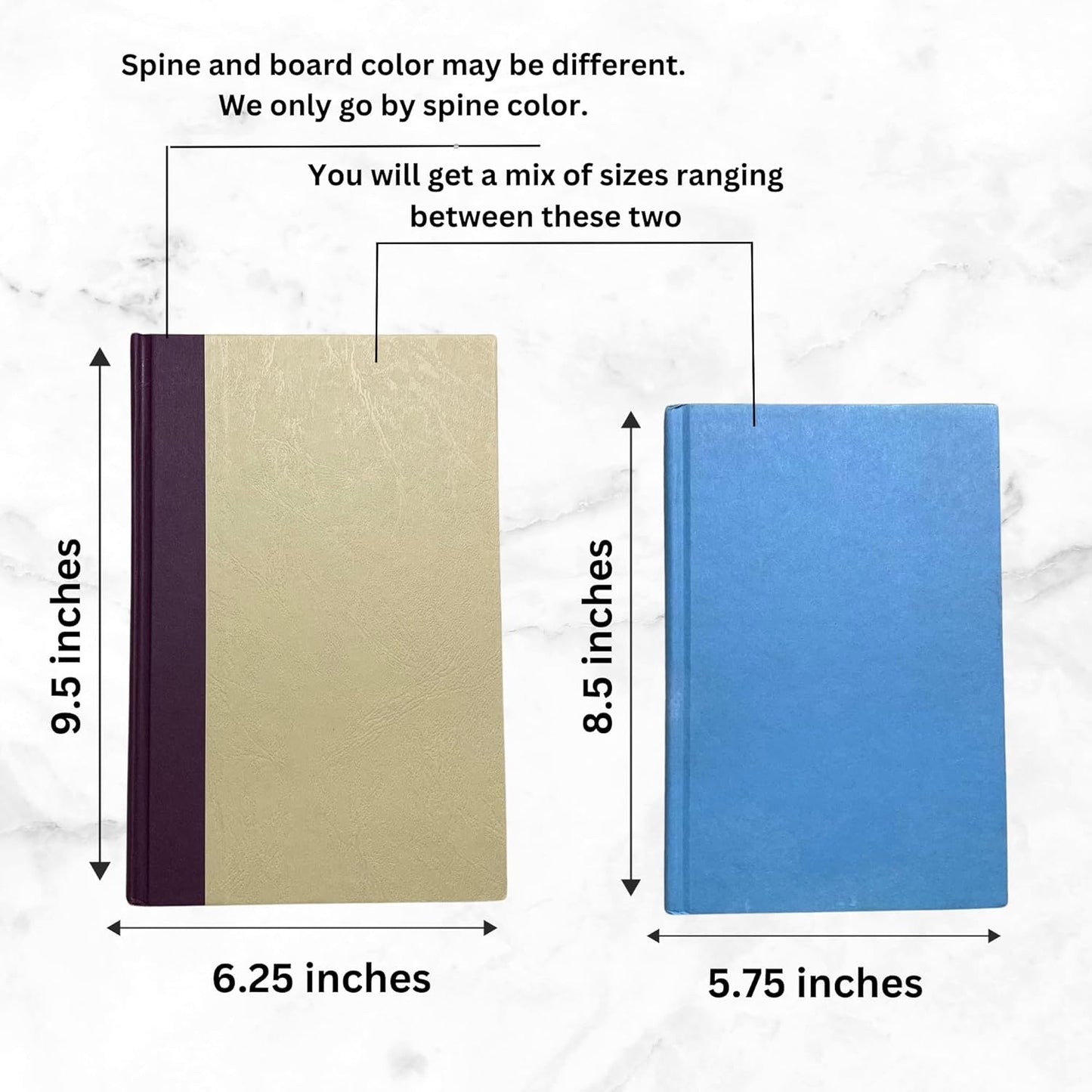 Curated Decorative Books Hardcover Décor Books for Home Décor, Choose Color, Interior Design, Office, Wedding Display, Instant Library, or Staging (Half Foot, Navy)