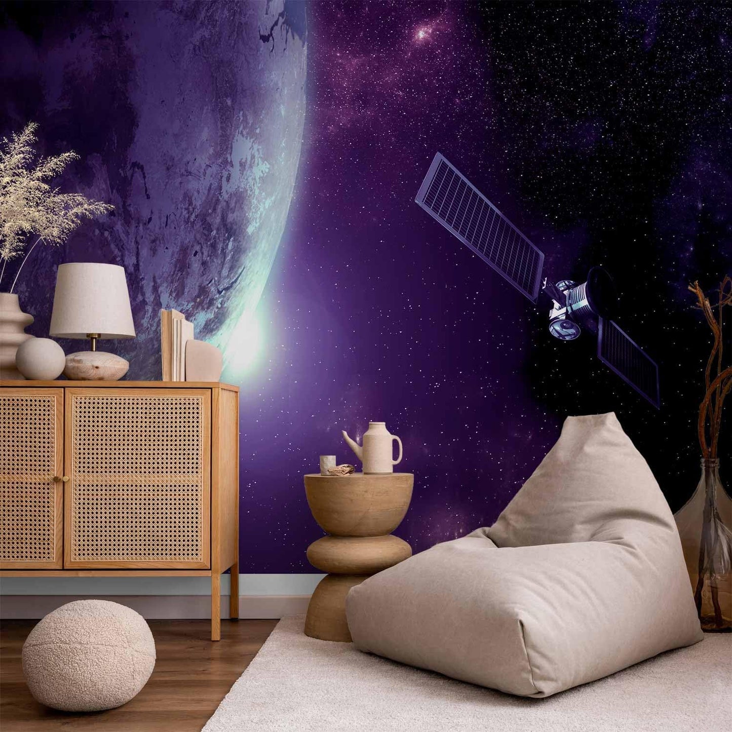 artgeist Wall Mural Cosmos Galaxy 154x110 in - Peel and Stick Self-Adhesive Wallpaper Removable Large Sticker Foil Wall Decor Print Picture Image Design n-B-0007-a-d