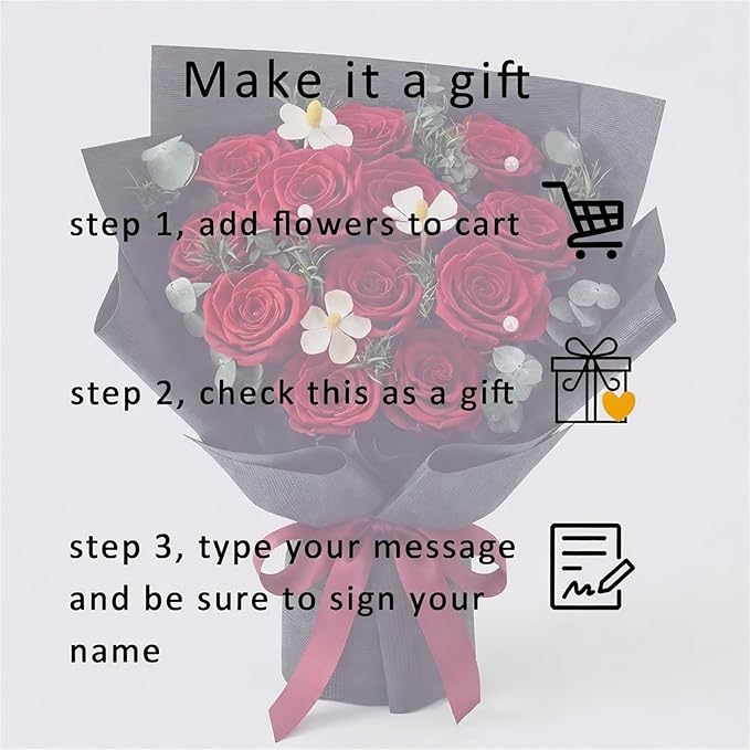 XTYFJGVA 12 Preserved Red Roses Bouquet, Flowers for Delivery, Real Roses That Last 1-3 Years, Birthday Gifts for Women, Forever Flower Gifts for Mom, Wife, Grandma, Her on Mothers Day, Anniversary