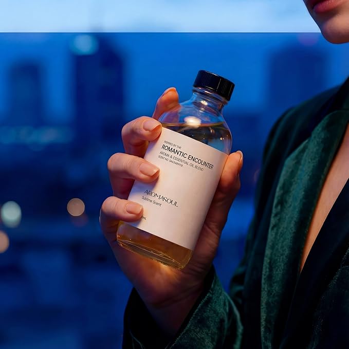 Hotel Diffuser Oil Romantic Encounter Scent - Premium Fragrance Oil for Ultrasonic and Waterless Diffuser - 120 mL, 4 fl oz