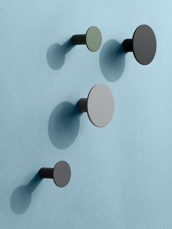 Blomus Ponto Wall Hooks - Set of 4 Black - Polystone