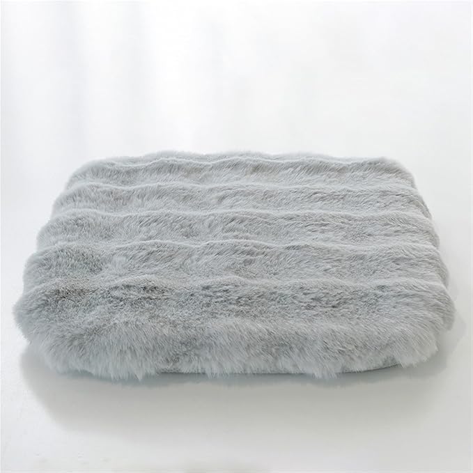 Lifup Square Chair Pads Memory Foam Seat Cushion Soft Cozy Plush Non Slip Thick Pad with Ties and Removable Cover for Dining Room, Office Grey 20 x 20 Inch