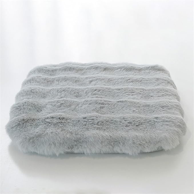Lifup Square Chair Pads Memory Foam Seat Cushion Soft Cozy Plush Non Slip Thick Pad with Ties and Removable Cover for Dining Room, Office Grey 16 x 16 Inch