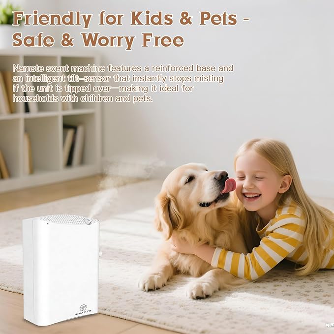 Smart HVAC Scent Diffuser, 3500 Sq.Ft Coverage with WiFi APP | 500ML Waterless Cold Air Aromatherapy Machine, Minimalist Design, for Home, Hotel, Office & Large Rooms