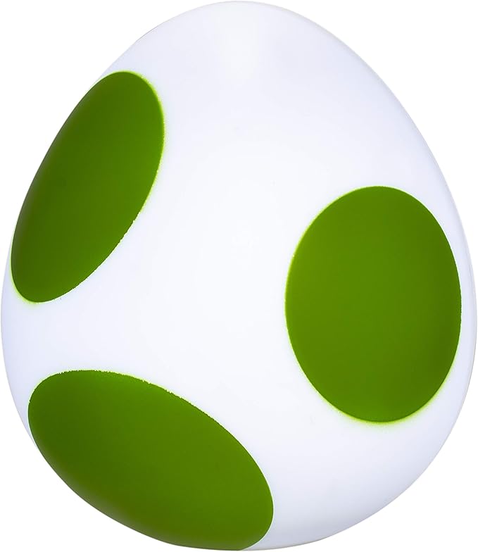 Paladone Super Mario Yoshi Egg Light - 20cm Collectible USB-Powered Light, Perfect for Bedroom, Desk, or Gaming Room, Ideal Gamer Decor
