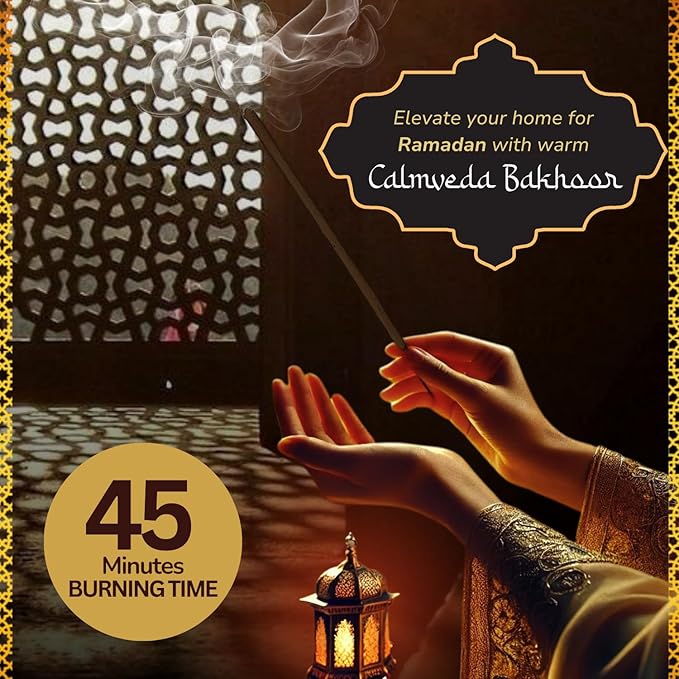 Arabian Oud Bakhoor Incense Sticks - بخور اماراتي (3 Variants, 40+ Incense) Deep Warm Arabic Incenses Like Al Nasaem, Hoor Alain & Al Raheeb Oud Bukhoor | Perfect Islamic Gifts or Eid Gifts