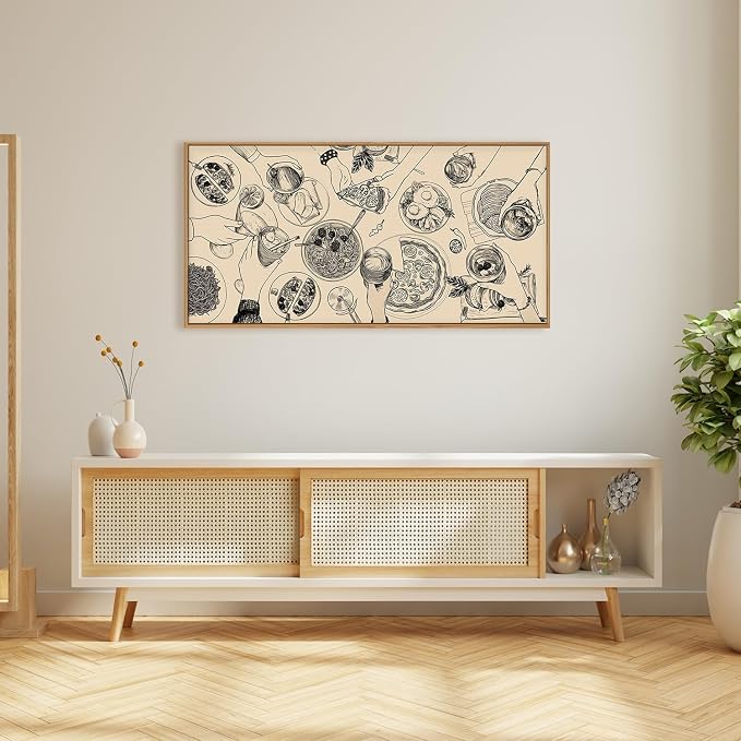 Cheers Bar Wall Art Framed Canvas Set - Vintage Drink Cocktail Painting, Modern Party Decor, Abstract Friend Pub Prints for Kitchen, Dinning Room, Restaurant, Living Room, Bar - 20x40 Inch