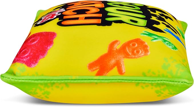 iscream Sour Patch Kids Package Photoreal Print 12" x 7" Microbead Mini Accent Pillow