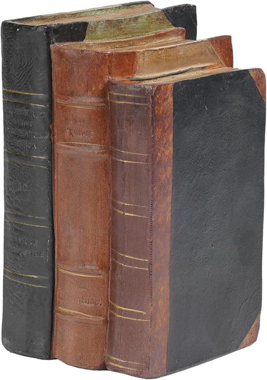 Guichifun Decorative Books Home Decor Clearance - Resin Retro Classical Fake Books Faux Books Decoration Fall Decor Gifts for Men Coffee Table Shelf Decor for Living Room Decor 5.5 * 4.5 * 7.5 Inch