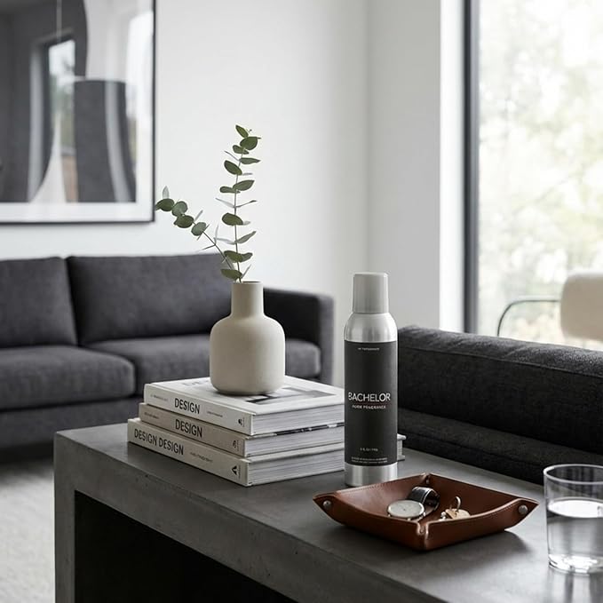 Room Fragrance Air Freshener Spray Concentrated Bathroom, Kitchen, Car, or Office Deodorizer, U.S.- Made by AP Fragrance (Bachelor)