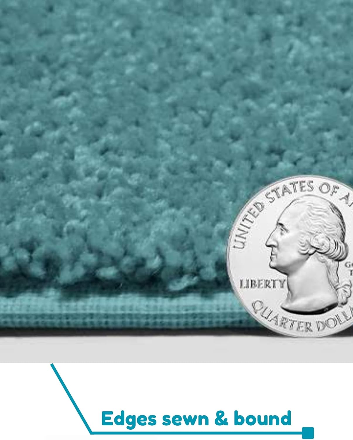 KOECKRITZ Soft and Colorful Kids Classroom Area Rugs (Passes Flammability Pill Test) Many Sizes and Bright Colors to Select from (12' Round, Surf)