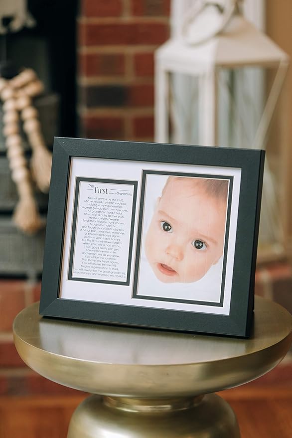 The Grandparent Gift Co. First Great-Grandchild Photo Frame
