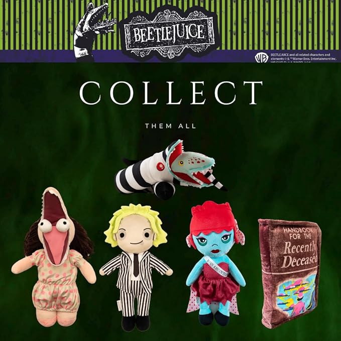 Collectibles Beetlejuice Halloween Miss Argentina Bedding Super Soft Cozy Decorative Pillow, (Officially Licensed Product) By Franco