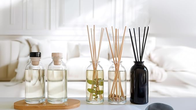 Urban Naturals Reed Diffuser Oil Refill, Black Raspberry Vanilla Oil for Diffuser with Orchid, Amber, Sandalwood, 4 oz + Free Reed Sticks, Made in the USA
