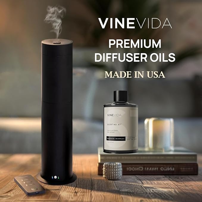 VINEVIDA [16 Fl Oz] Spa Retreat Fragrance Oil for Cold Air Diffusers - Essential Oils for Diffuser Oil Refill & Air Freshener Room Spray