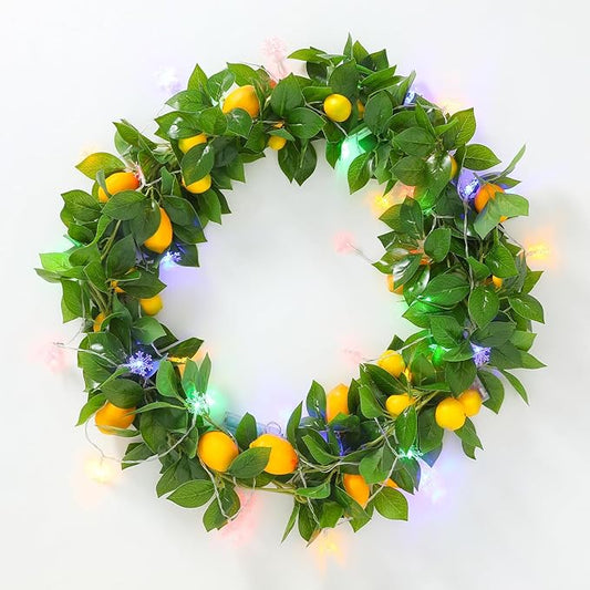 3 Strands Odorless Artificial Vines, 6FT Silk Ivy Garland, Fake Greenery Hanging Plants, Decoration for Party, Wedding, Room. (with LED)