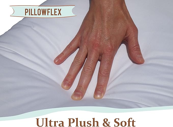Pillowflex Premium Polyester Pillow Insert – 12x16 - Rectangle Pillow Form, Machine Washable, Soft Sham Supports, Decorative Form for Covers and Throw Pillows, Hypoallergenic - Made in USA - 2 Pack