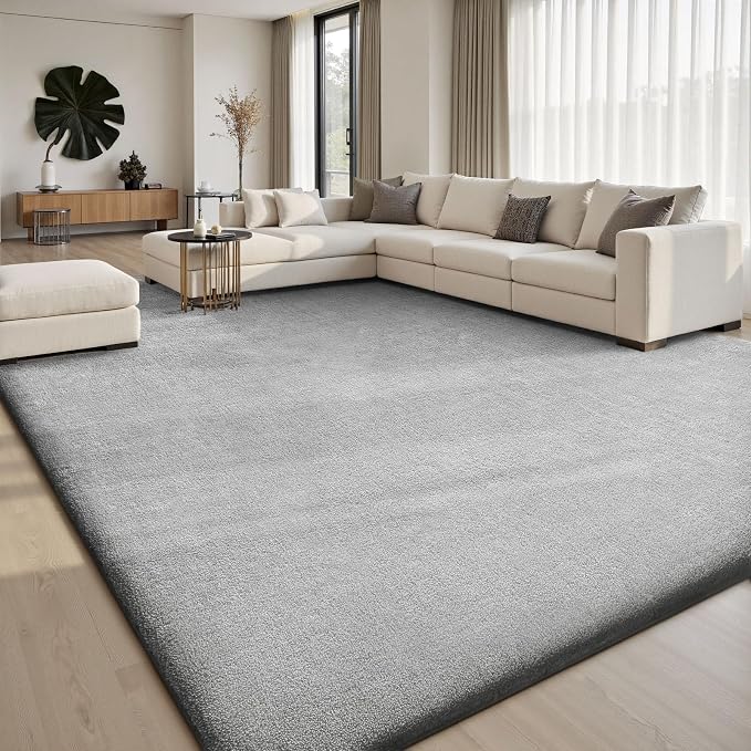 Sour Lemon 9x12 Area Rugs for Living Room, Soft Large Area Rug Fluffy Rugs for Bedroom，Machine Washable Area Rug Non Slip Carpet Rug for Living Room Playroom Kids Room Home Decor