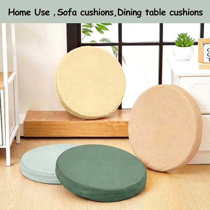 Juexica 4 Pcs Extra Thick Flexible Seating Floor Cushions Assorted Colored Pillow Floor Cushions for Classroom Soft Flexible Seating for Kids Learning Sitting Daycare School Chair (Matcha Color)