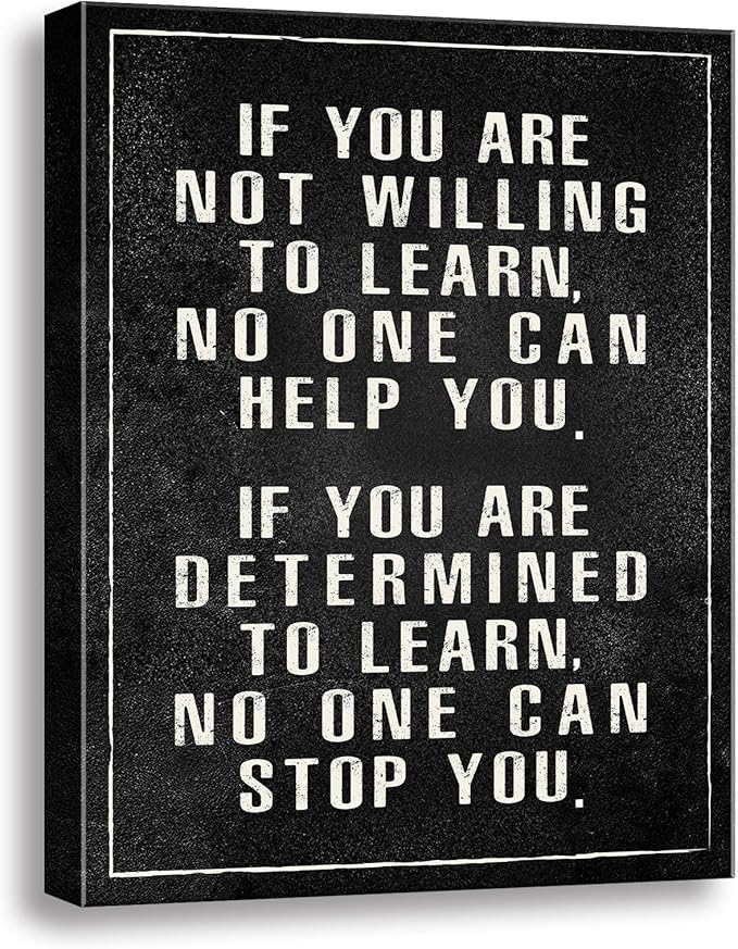 Ploceiny Inspirational Office wall art Motivational poster for home decor Positive Quotes wall prints Encouragement Gifts Positive Sayings for preppy room Wall Decor A-288