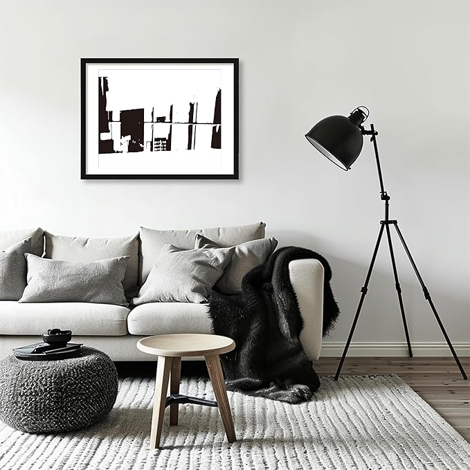 CORE ART 18x24 Poster Frame 4 Pack,18x24 Frame,Display Pictures 16x20 with Mat or 18 x 24 Without Mat,Wall Gallery Photo Frames,Black
