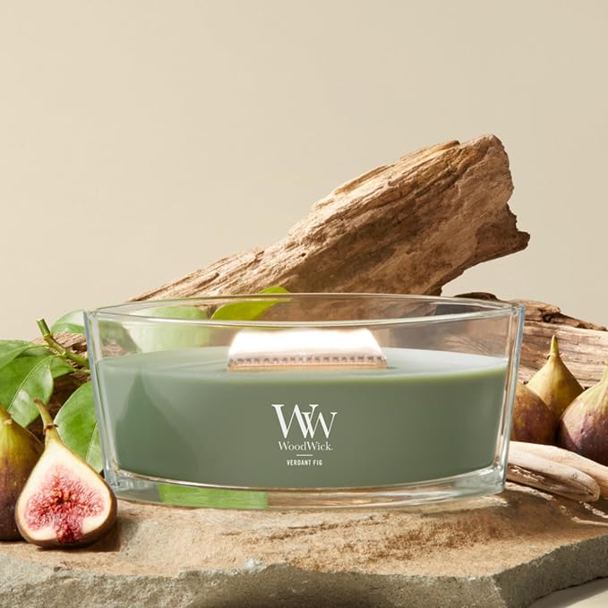 Woodwick Verdant Fig Ellipse Candle