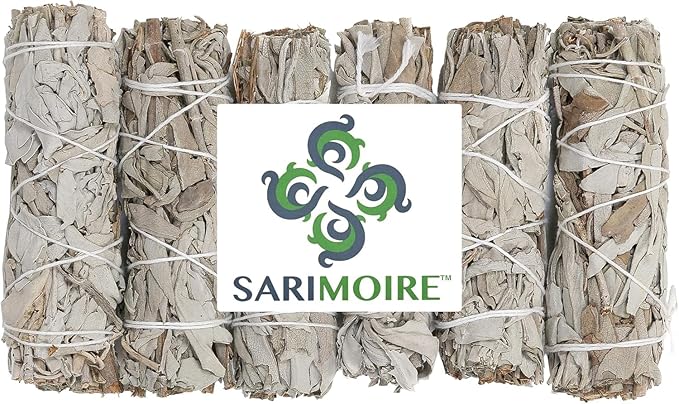 White Sage Smudge Sticks - 60-4" Sage Bundles - Perfect Sage Stick Smudge Sticks Smudging Kit Replenishment