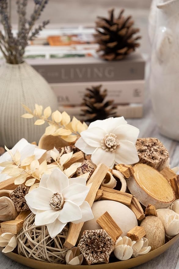 ANDALUCA Maison Box Fragrance Palo Santo Potpourri Decorative Vase & Bowl Filler Home Décor (Palo Santo)