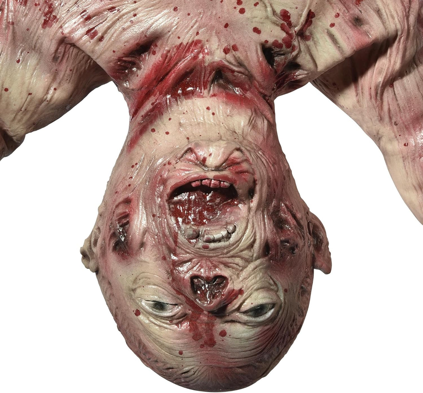 AW 37" Halloween Half Body Prop Skinned Hanging Corpse Torso Haunted House Party Indoor Outdoor Decoration 2025