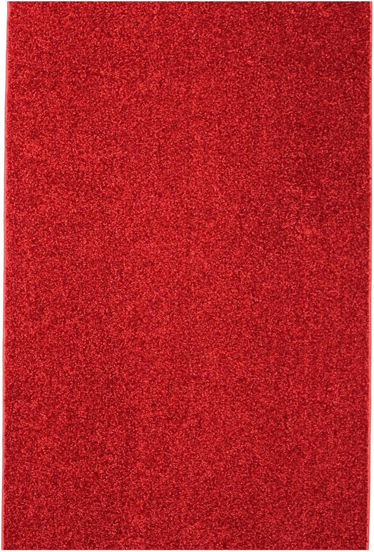 KOECKRITZ Soft and Colorful Kids Classroom Area Rugs (Passes Flammability Pill Test) Many Sizes and Bright Colors to Select from (12' x 15', Fire Engine)