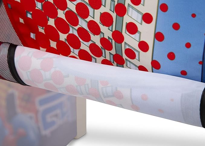Spider-Man Loft Beds Tent - Curtain Set for Low Twin Loft Bed (Bed Sold Separately) by Delta Children (Pack of 10)